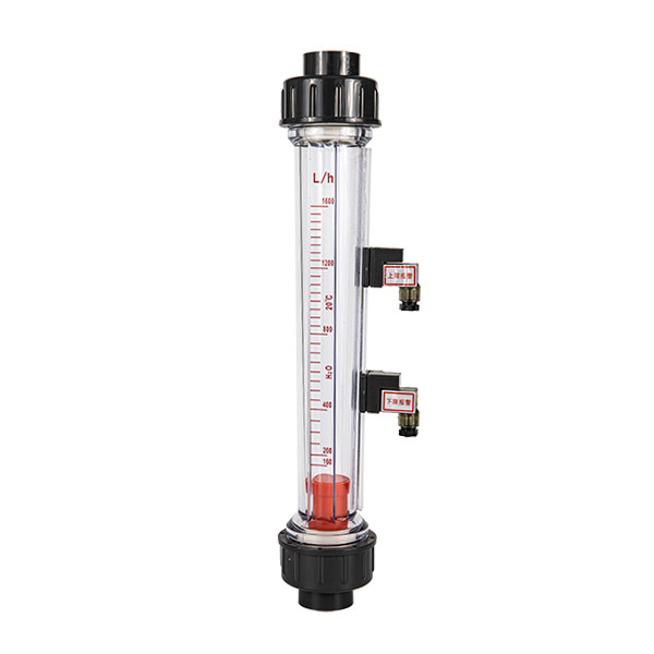 LZS-25-With-Alarm-Plastic tube rotameter Flow meter