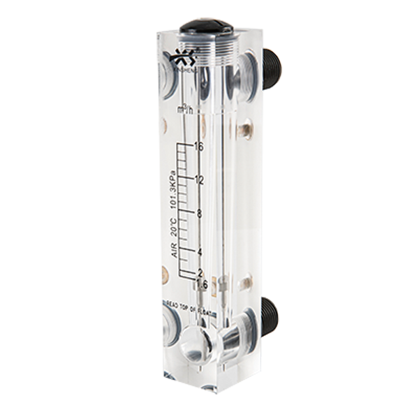 LZM Series Acrylic Panel water air flowmeter 